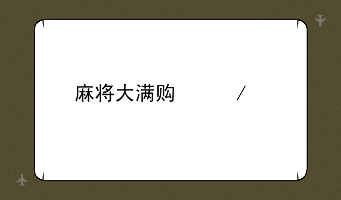 麻将大满贯下载
