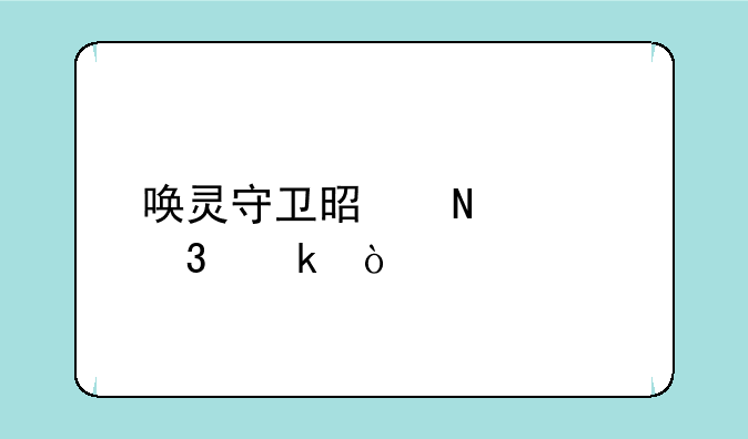 唤灵守卫是哪两个职业？